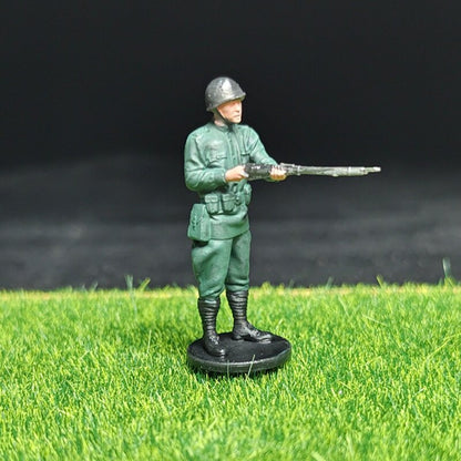 1/72 Scale WWII Soldiers Painted Miniature Figures for Model Dioramas