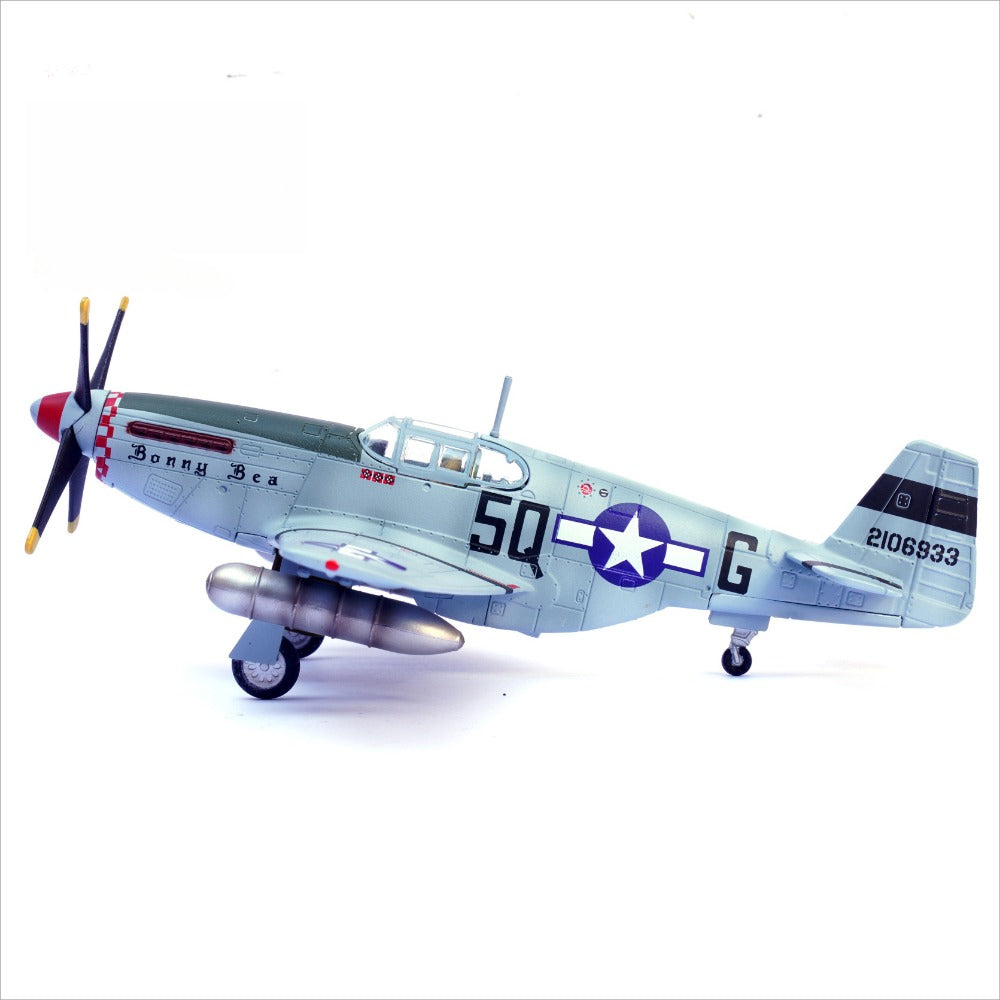 1/72 Scale P-51B Mustang Bonny Bea Jeep Madam Queen Virginia 504FS 339FG USAAF WWII Fighter Diecast Model Aircraft