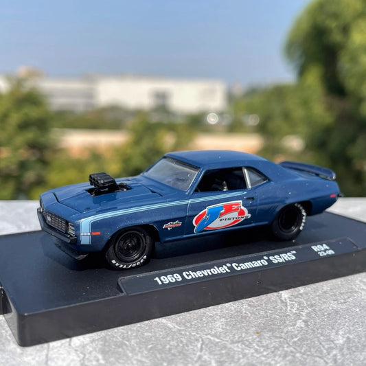 1/64 Scale 1969 Chevrolet Camaro SS/RS JE Pistons Diecast Model Car