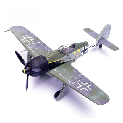 1/72 Scale Focke-Wulf Fw 190 A WWII German Fighter Aircraft 17# Barth Diecast Model