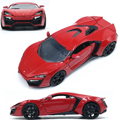 1/24 Scale W Motors Lykan HyperSport Sports Car Diecast Model