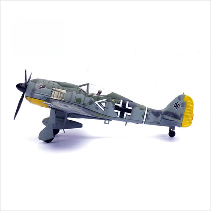 1/72 Scale Focke-Wulf Fw 190 A WWII German Fighter Hans Hahn Diecast Model Aircraft