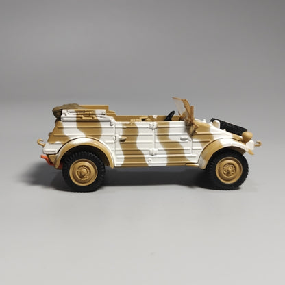 1/43 Scale 1944 Volkswagen Type 82 Kübelwagen WWII German Military Light Utility Vehicle Diecast Model