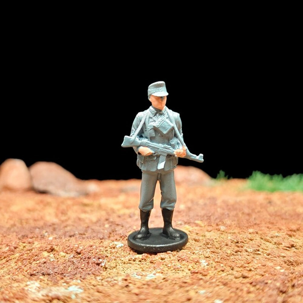 1/72 Scale WWII German Army Soldiers Painted Figures Set for Model Dioramas