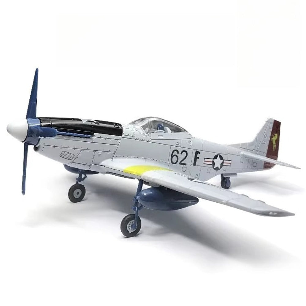 1/48 Scale North American Aviation P-51 Mustang US Fighter Pre-built Plastic Collectible Model Aircraft