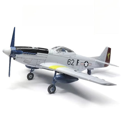 1/48 Scale North American Aviation P-51 Mustang US Fighter Pre-built Plastic Collectible Model Aircraft