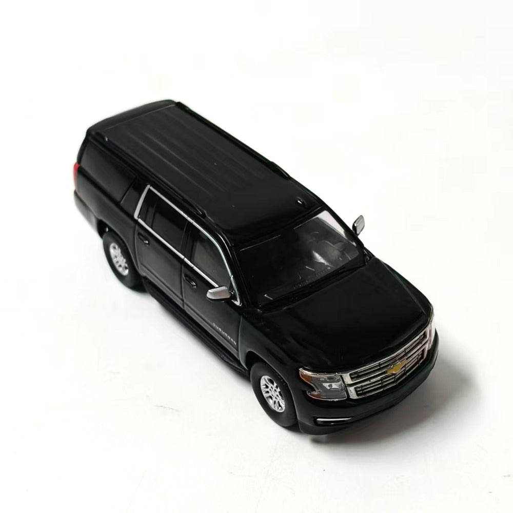 1/64 Scale Chevrolet Suburban SUV Black Diecast Model Car
