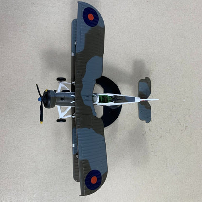 1/72 Scale 1942 Fairey Swordfish WWII British Biplane Torpedo Bomber Diecast Model Aircraft