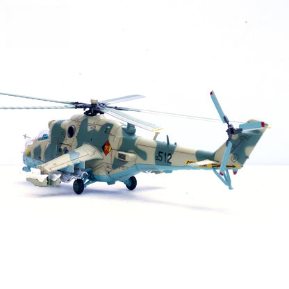 1/72 Scale Mil Mi-24P Helicopter East German Air Force Basepohl Air Base Diecast Model