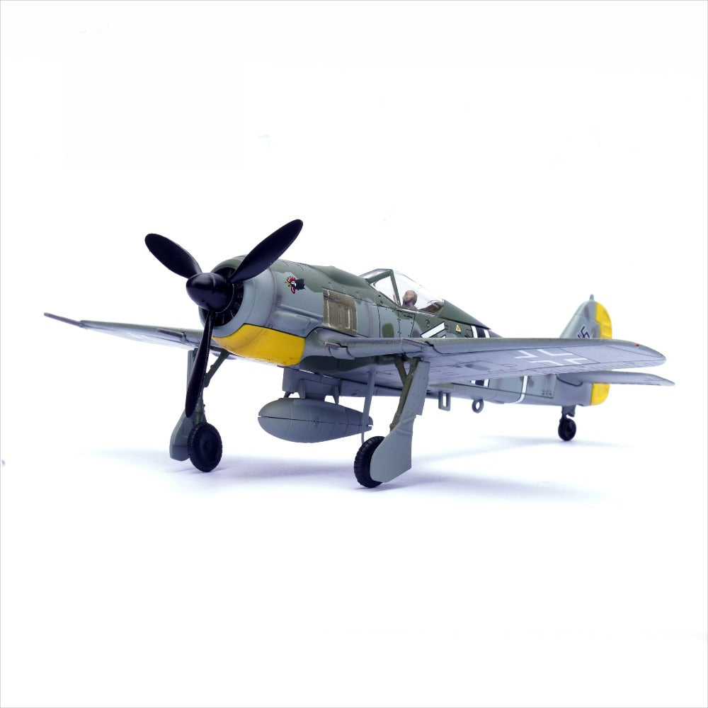 1/72 Scale Focke-Wulf Fw 190 A WWII German Fighter Hans Hahn Diecast Model Aircraft