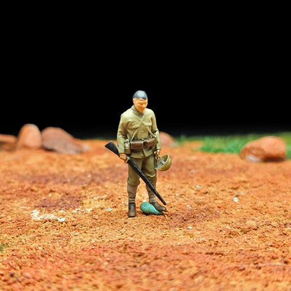 1/72 Scale WWII Soldiers Painted Figures for Model Rescue Dioramas