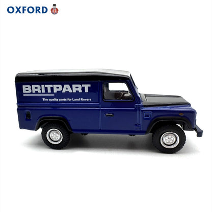 1/76 Scale Land Rover Defender LWB Britpart Diecast Model Car
