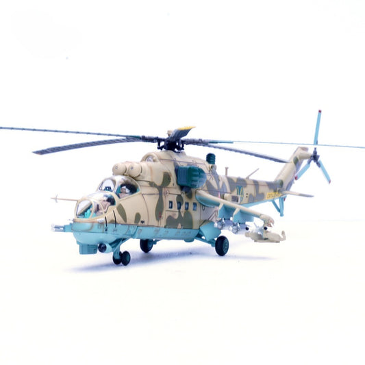 1/72 Scale Mil Mi-24P Helicopter Soviet Air Force Bagram Airfield Diecast Model