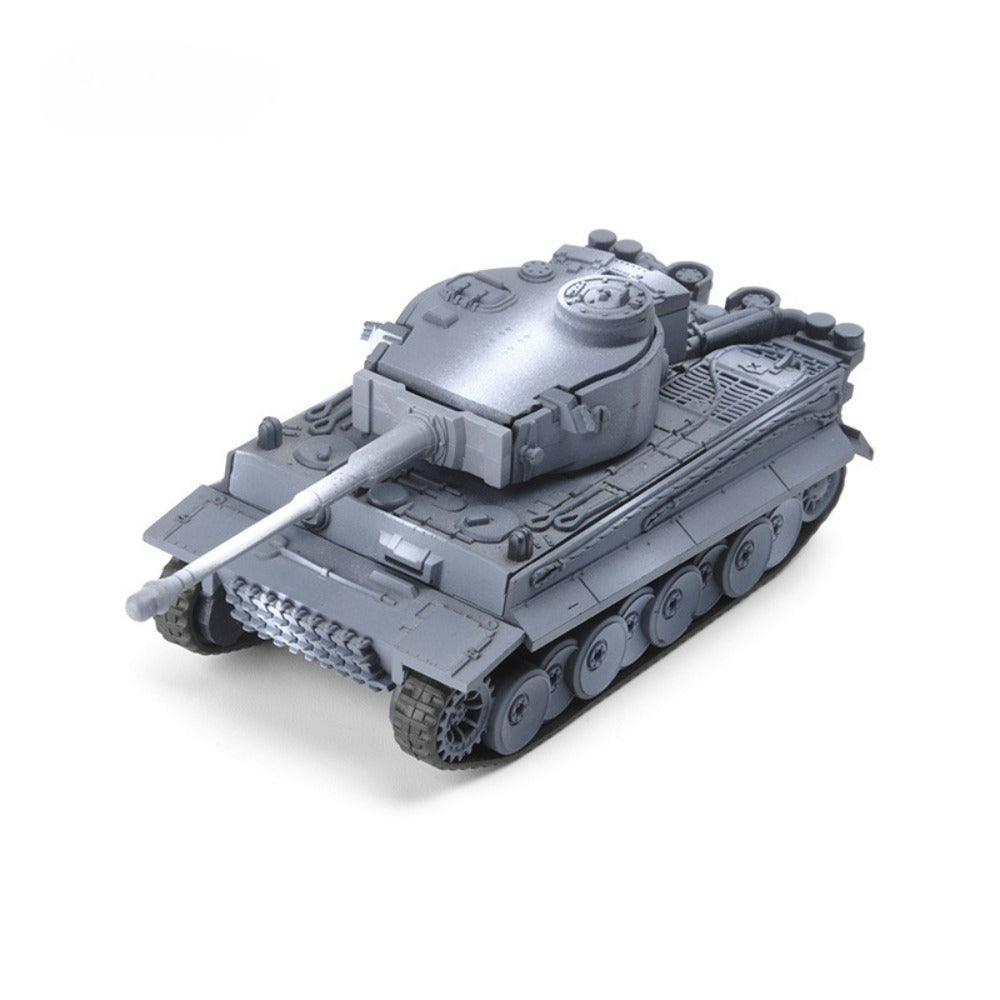 1/72 Scale Tiger I WWII German Heavy Tank Panzerkampfwagen VI Ausf. E Pre-built Plastic Collectible Model