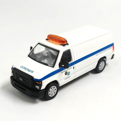 1/64 Scale Ford E-Series E-350 Van Los Angeles County Coroner Diecast Model Car