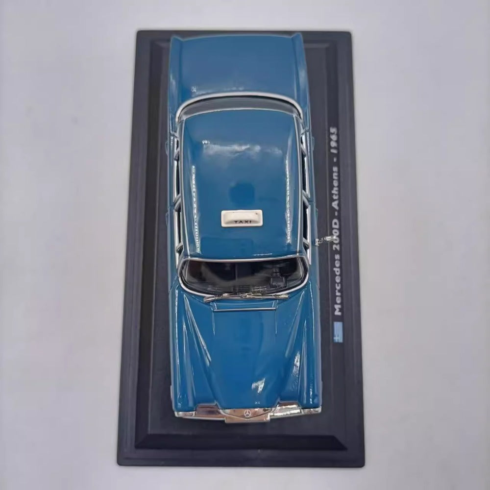 1/43 Scale 1965 Mercedes-Benz 200D Athens Taxi Diecast Model Car