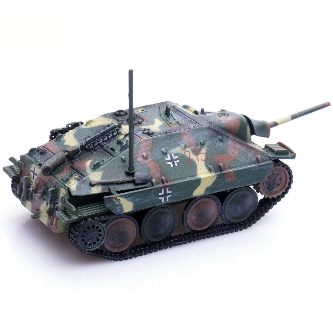 1/72 Scale 1944 Sd.Kfz. 138/2 Jagdpanzer 38(t) Hetzer WWII German Light Tank Destroyer Diecast Model