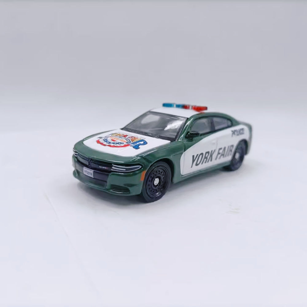 1/64 Scale 2018 York Fair Dodge Charger Police Car Diecast Model