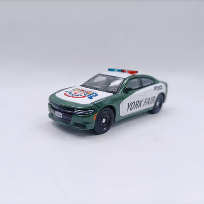 1/64 Scale 2018 York Fair Dodge Charger Police Car Diecast Model