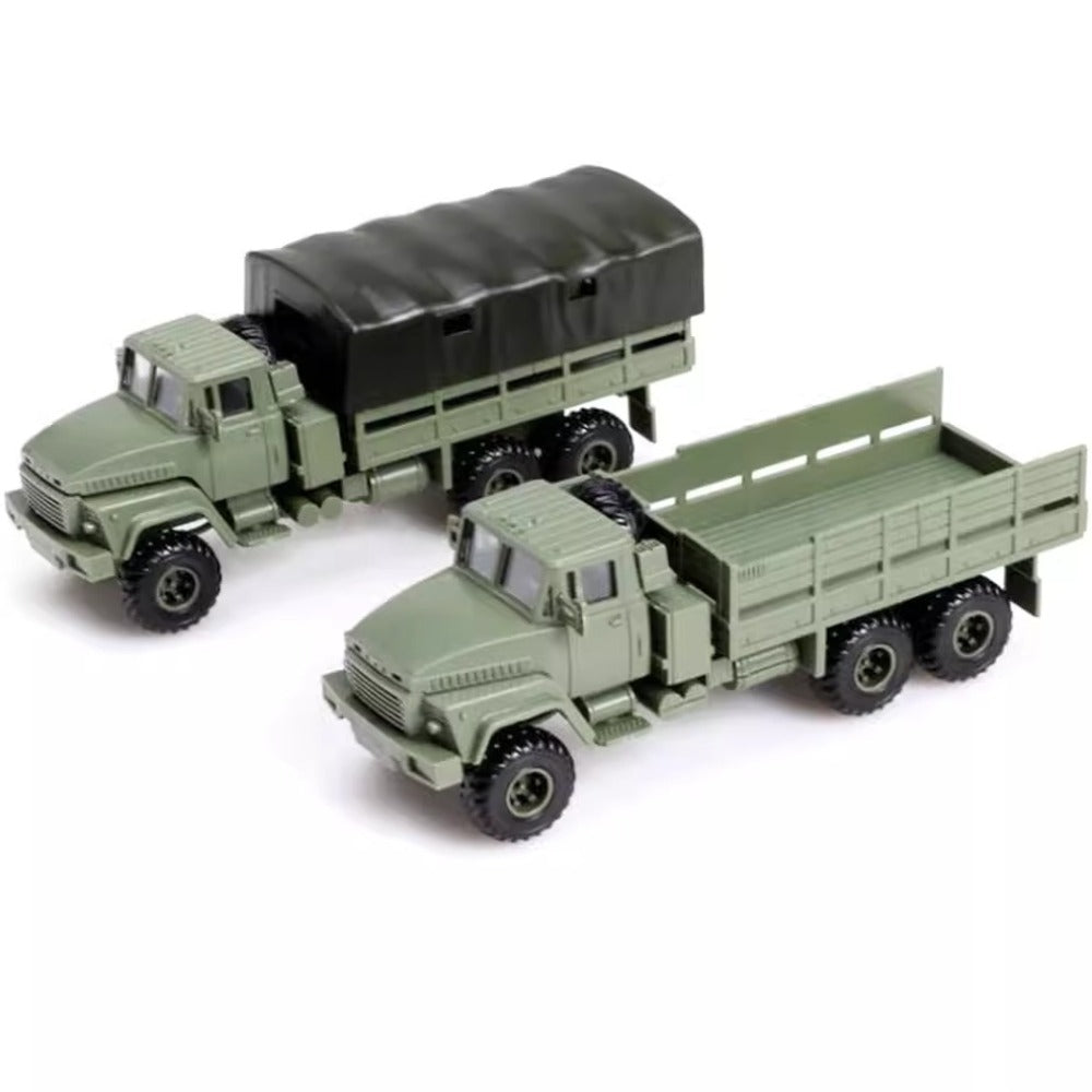1/72 Scale KrAZ-260 Soviet Military Truck Pre-built Plastic Collectible Model
