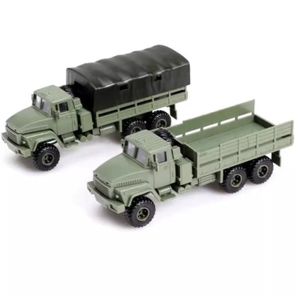 1/72 Scale KrAZ-260 Soviet Military Truck Pre-built Plastic Collectible Model