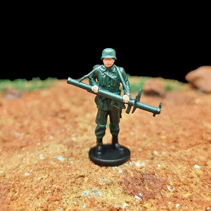 1/72 Scale WWII Army Soldiers Painted Figures Set for Model Dioramas