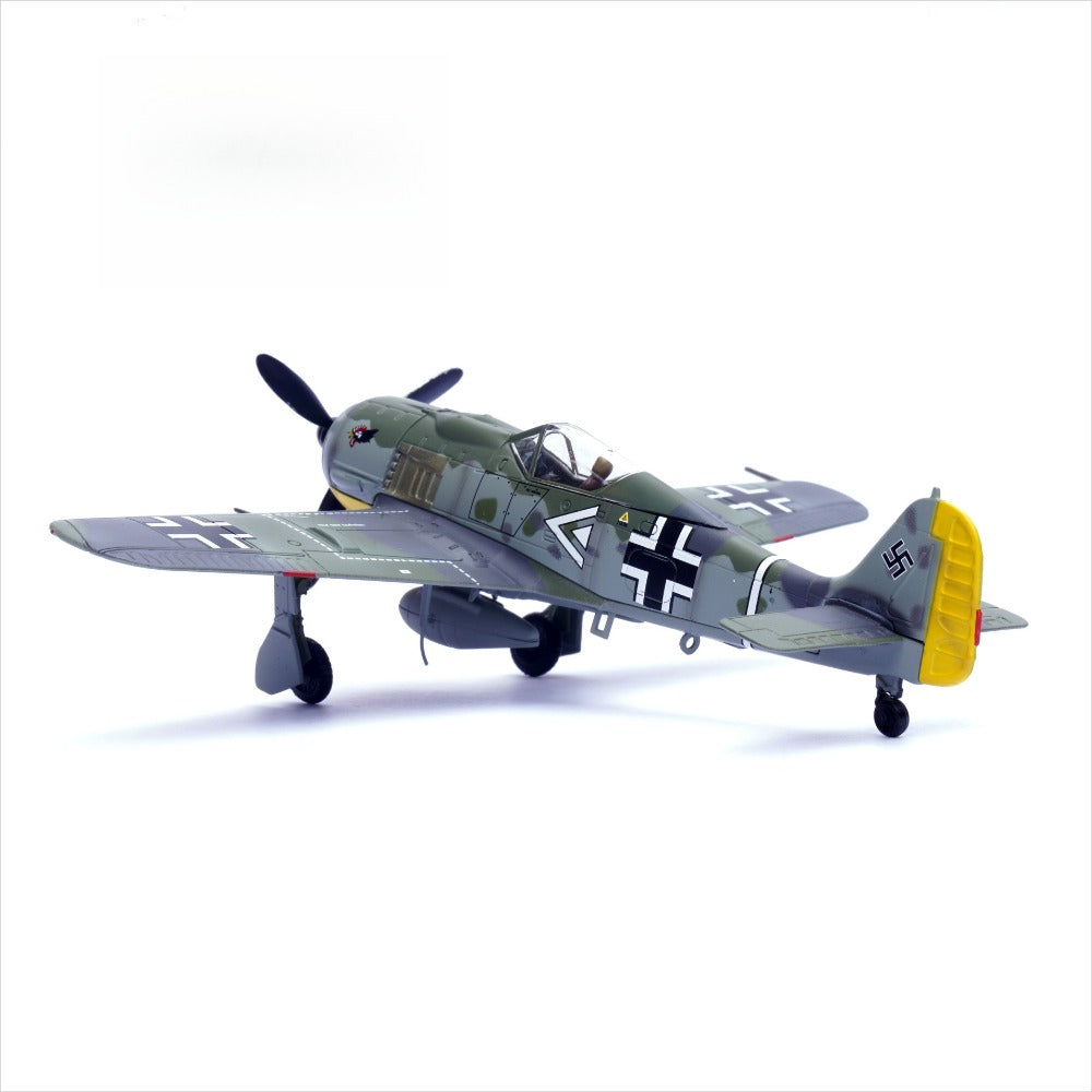 1/72 Scale Focke-Wulf Fw 190 A WWII German Fighter Hans Hahn Diecast Model Aircraft