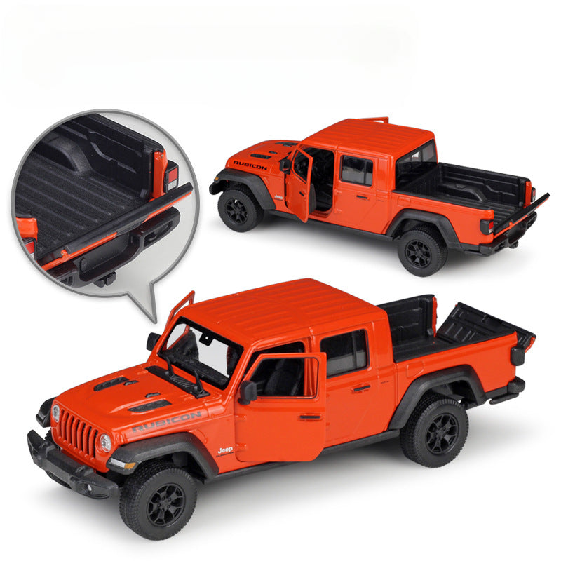 1/27 Scale Jeep Gladiator Rubicon Pickup Truck Diecast Model Car