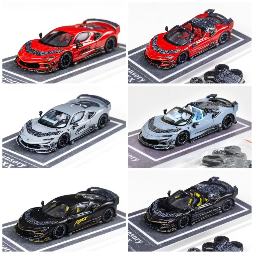 1/64 Scale Mansory F9XX Ferrari SF90 Stradale Sports Car Diecast Model