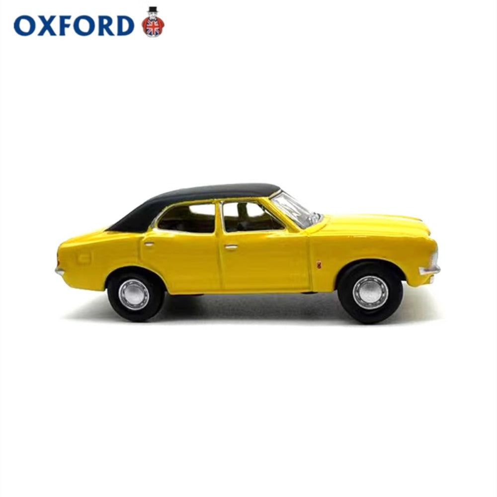 1/76 Scale Ford Cortina Mark III Yellow Diecast Model Car