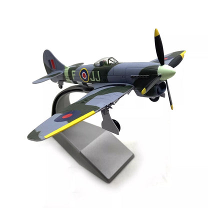 1/72 Scale Hawker Tempest WWII British RAF Fighter Aircraft Diecast Model