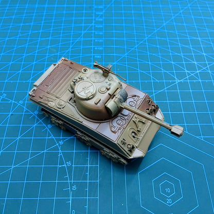 1/72 Scale M4A3 Sherman Medium Tank Pre-built Plastic Collectible Model