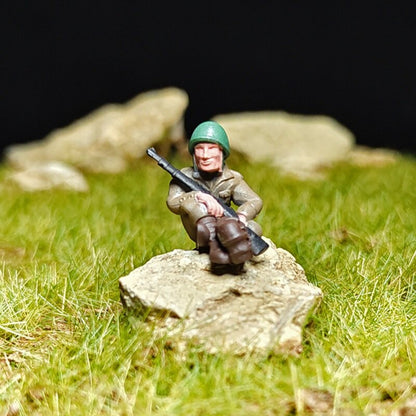 1/72 Scale WWII Polish Soldiers Painted Figurines for Model Dioramas