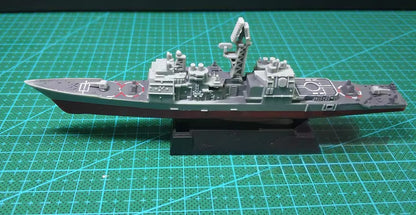 1/1100 Scale USS Vincennes CG-49 Ticonderoga-Class Guided Missile Cruiser Pre-built Plastic Collectible Model Ship