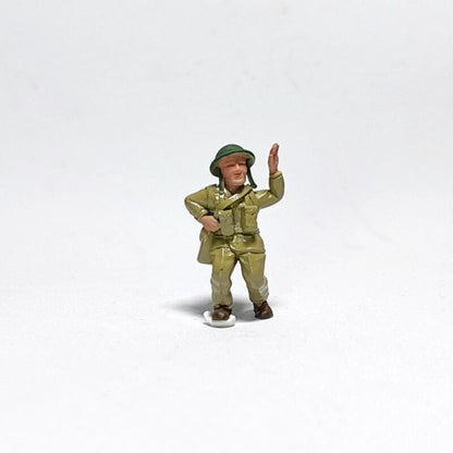 1/72 Scale WWII Polish Soldiers Painted Figures for Model Dioramas