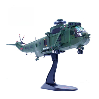 1/72 Scale Westland Sea King HC.4 Royal Navy ZF123 Helicopter Diecast Model Aircraft