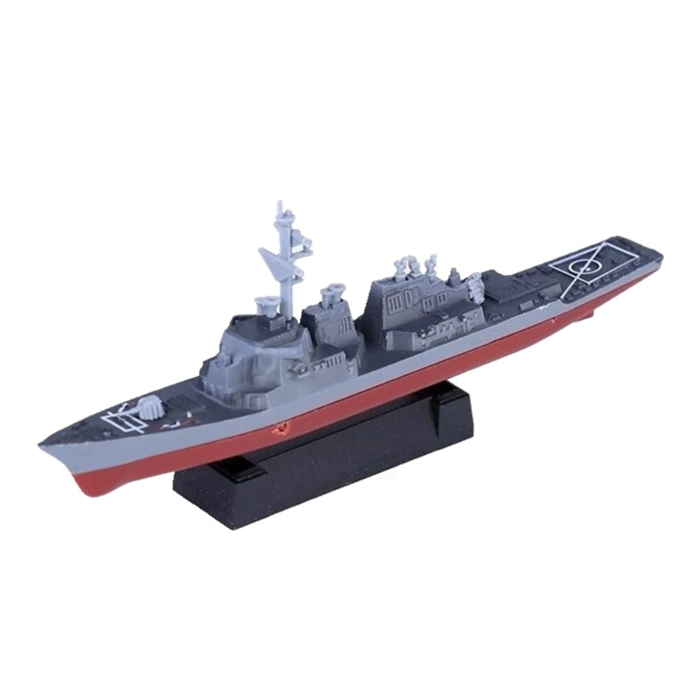 1/1000 Scale USS Frank E. Petersen Jr. DDG-121 Arleigh Burke-Class Aegis Guided Missile Destroyer Pre-built Plastic Collectible Model Ship