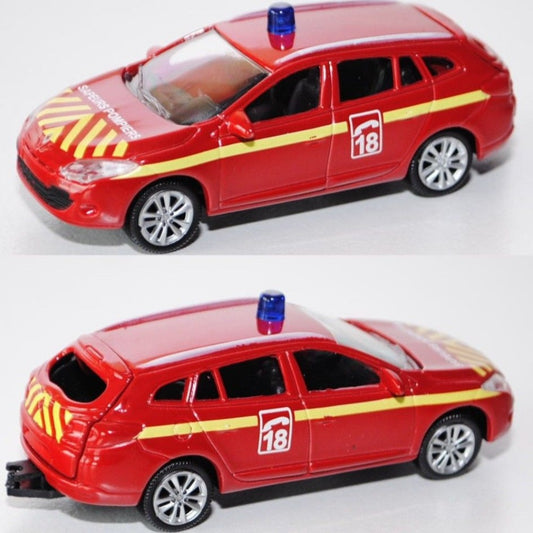 1/64 Scale 2009 Renault Megane Police Car Diecast Model