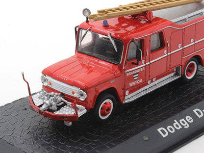 1/72 Scale Dodge D-500 Fire Engine Diecast Model