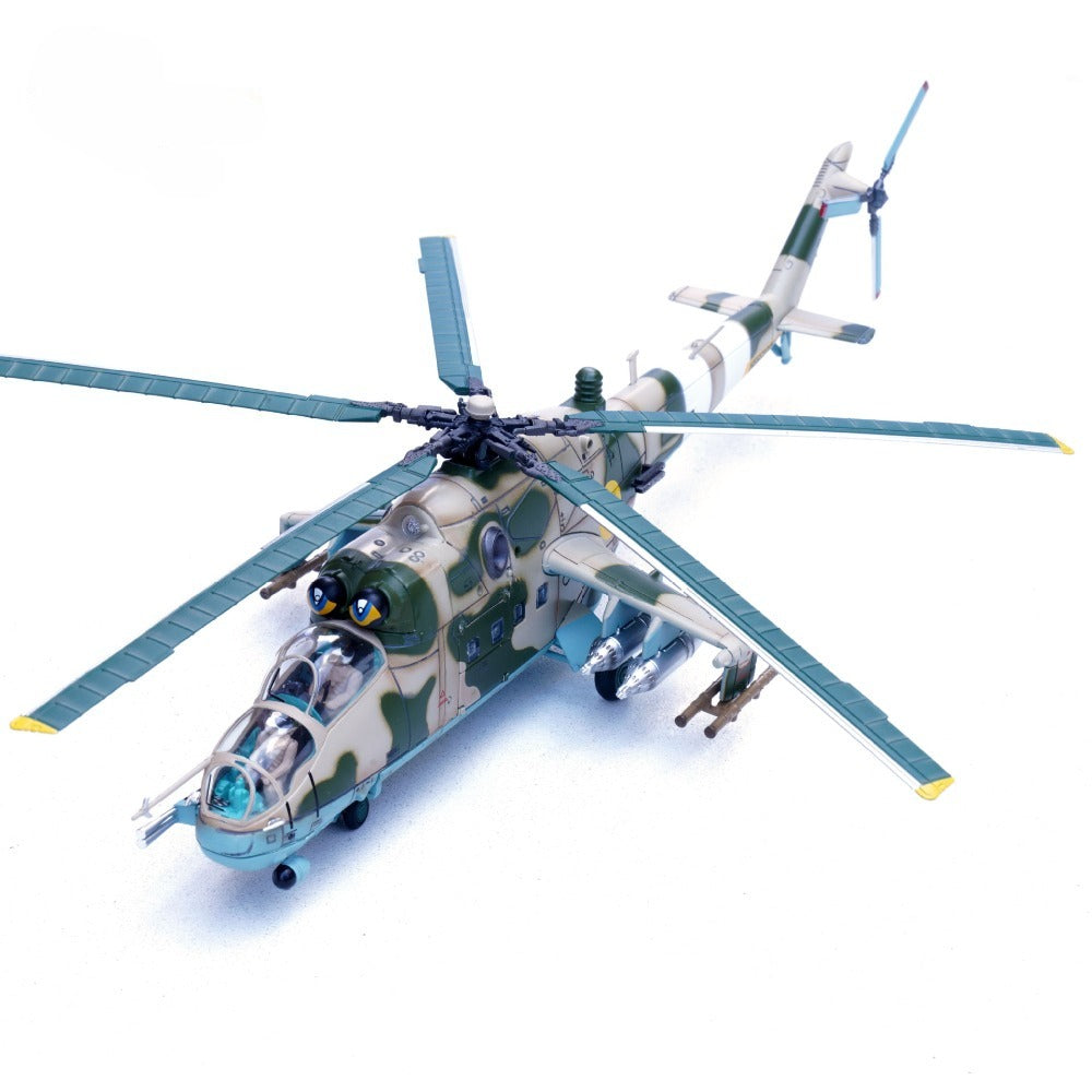 1/72 Scale Mil Mi-24P Attack Helicopter Ukrainian Army Diecast Model