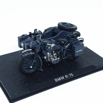 1/24 Scale BMW R75 Motorcycle & Sidecar Diecast Model