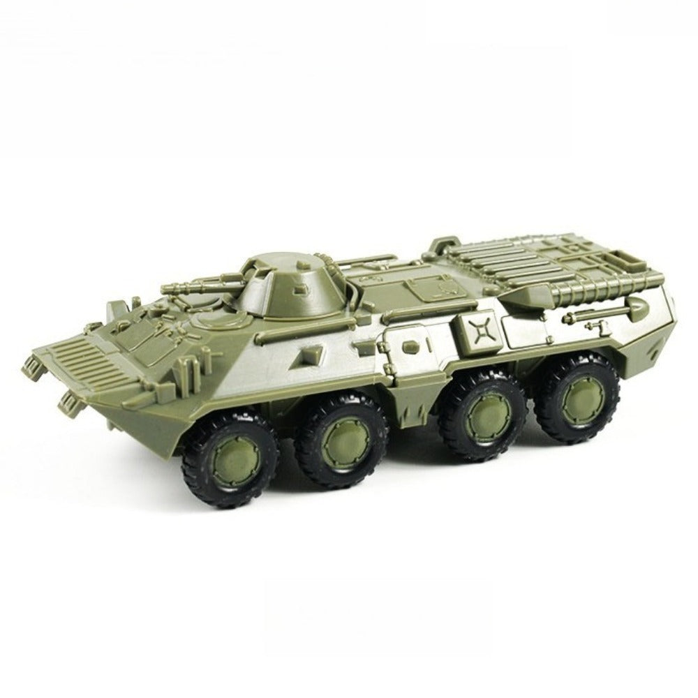 1/72 Scale BTR-80 Russian Amphibious Armored Personnel Carrier Pre-built Plastic Collectible Model