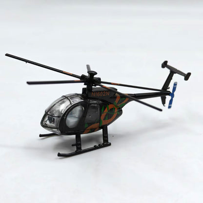 1/100 Scale MD 500 American Light Utility Helicopter Diecast Model
