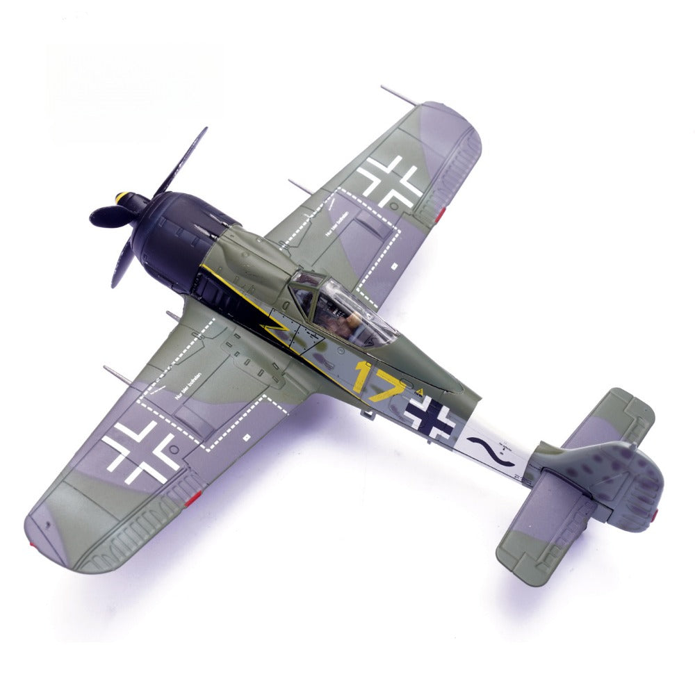 1/72 Scale Focke-Wulf Fw 190 A WWII German Fighter Aircraft 17# Barth Diecast Model