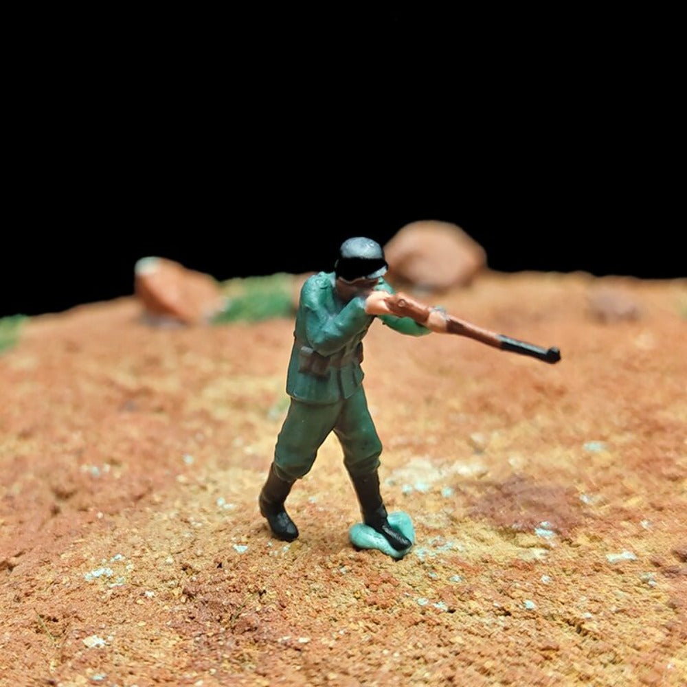 1/72 Scale WWII German Soldiers Execution Scene Painted Figures for Model Dioramas