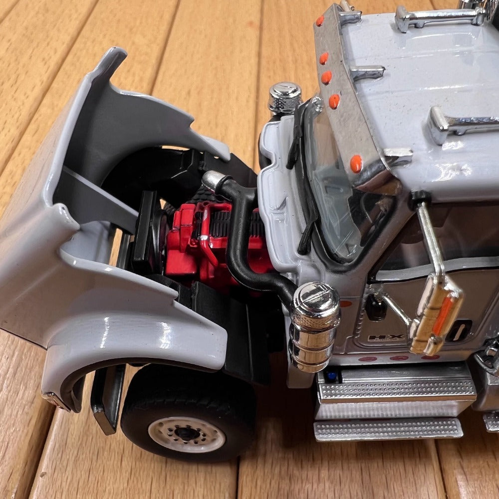 1/50 Scale International HX520 Tandem Tractor with 53' Flat Bed Truck Diecast Model