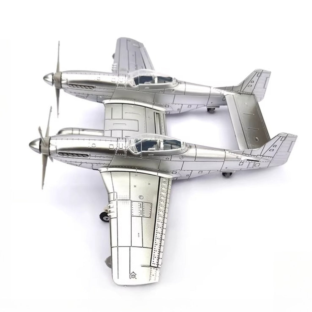 1/48 Scale North American F-82 Twin Mustang US Long-Range Escort Fighter Pre-built Plastic Collectible Model Aircraft
