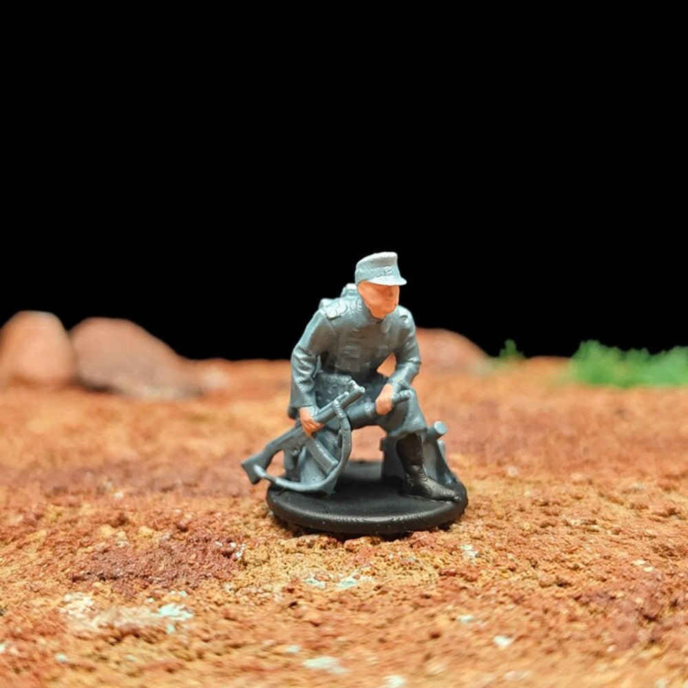 1/72 Scale WWII German Army Soldiers Painted Figures Set for Model Dioramas