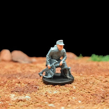 1/72 Scale WWII German Army Soldiers Painted Figures Set for Model Dioramas