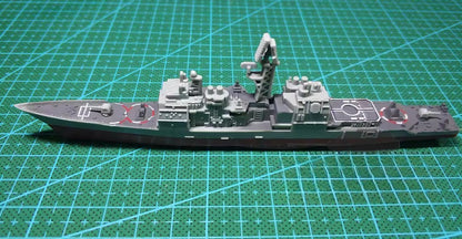 1/1100 Scale USS Vincennes CG-49 Ticonderoga-Class Guided Missile Cruiser Pre-built Plastic Collectible Model Ship